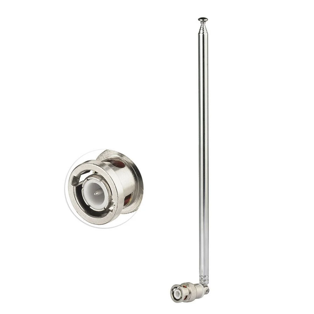 For Radio Scanner Antenna 20-1300MHz 7 Sections Telescopic BNC Male Antenna  Auto Exterior Parts High Quanlity