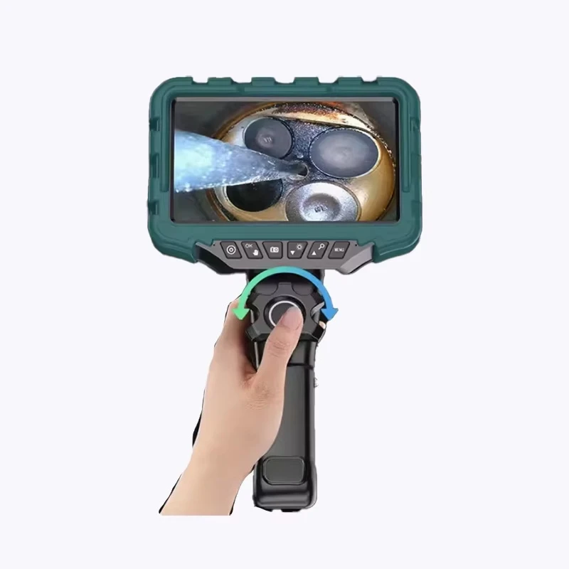 7-inch 6mm Lens Waterproof IP68 Industrial Pipeline Drain Endoscope Plumbing Snake Camera Industrial Endoscope Pipe Inspection