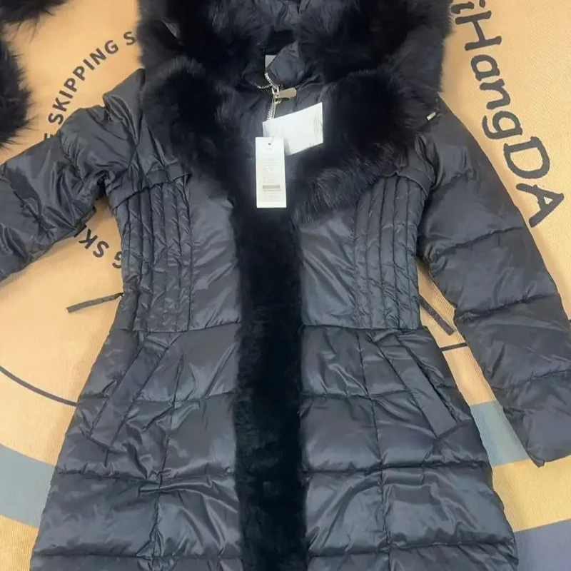 AYUNSUE سترة شتوية ملابس حريمي معاطف دافئة بياقة فرو الثعلب معطف فريد تعزيز عيوب صغيرة غير استرداد غير قابل للتبديل #1