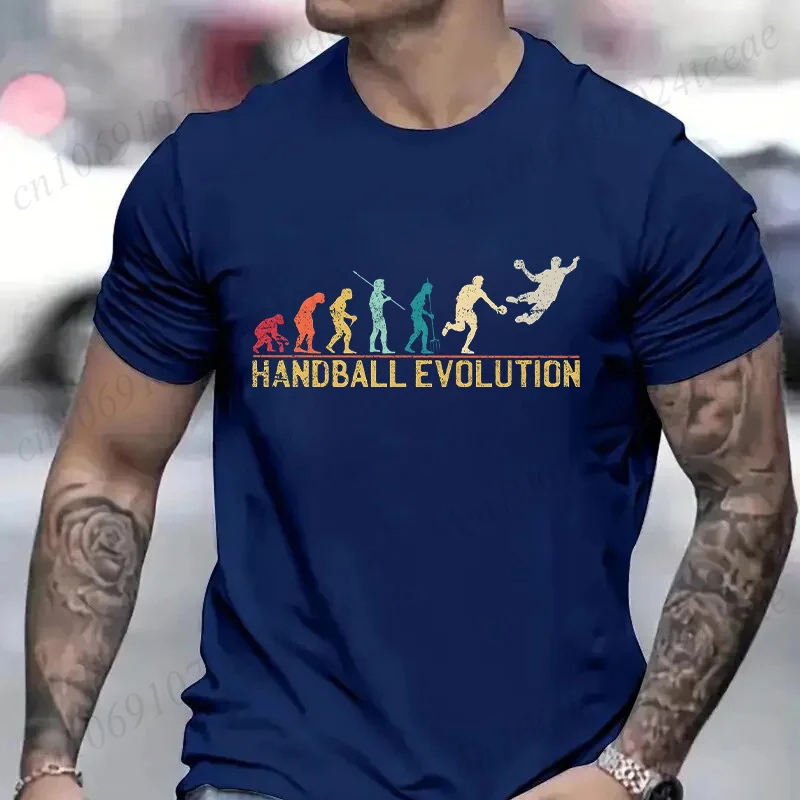 Handball Player Funny Designs Graphic Tops for Men Women T Shirts Summer Short-Sleeve Tees Clothing Casual Trendy T-shirts