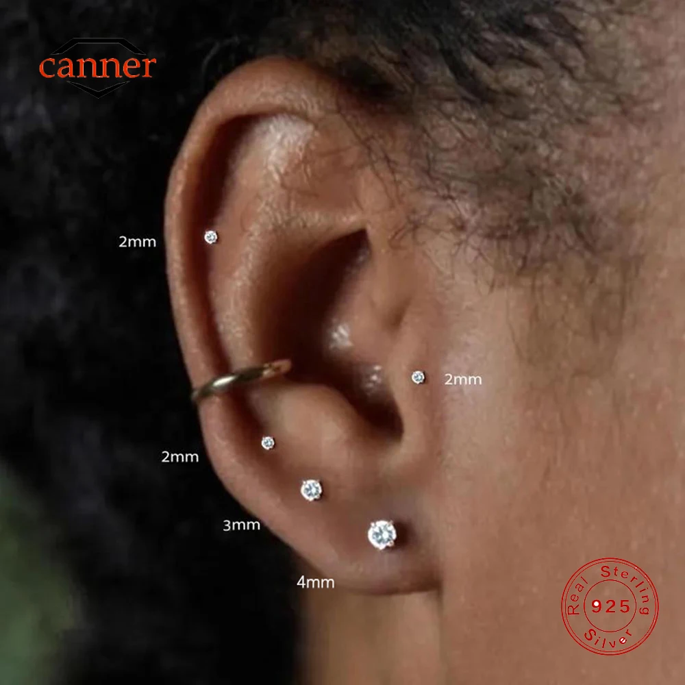 

Серьга-гвоздик CANNER с муассанитом D цвета, 0.03-1.2 карата, с четырьмя крапанами, плоское основание, с сертификатом, классическая, свадебный подарок