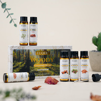 EUQEE Essential Oils Set 6 Bottles 10ml Pure Natural Aromatherapy Oils for Humidifier Diffusers Making Candle Soap Air Freshener