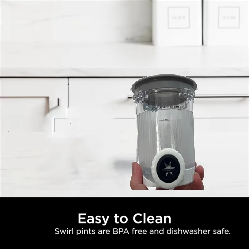 

A39T-Пинты и крышки для устройств мороженого и мягкой подачи серии Ninja Swirl NC700, можно мыть в посудомоечной машине,