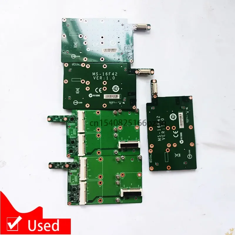 Used  For MSI GT60 GT70 Laptop MSATA SSD RAID HARD DRIVE BOARD MS-16F42 VER 1.0 MS-1763