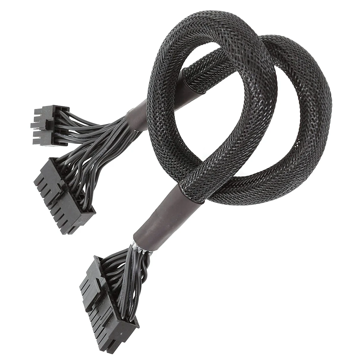 

For Haiyun Power P Series KM3 Series 24-Pin Modular 10 + 18-Pin To 24-Pin Black Mesh Cable