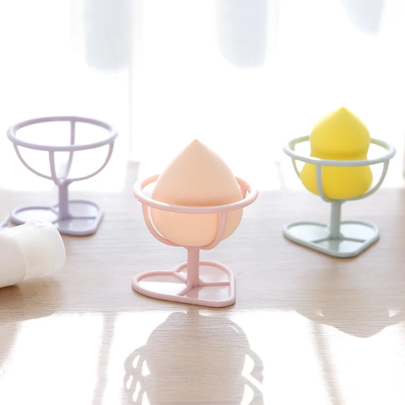 Make Up Puff Shelf Puff Storage Rack Sponge Drying Stand Holder Drying Rack Heart-shaped Base Makeup Egg Bracket Puff Bracket