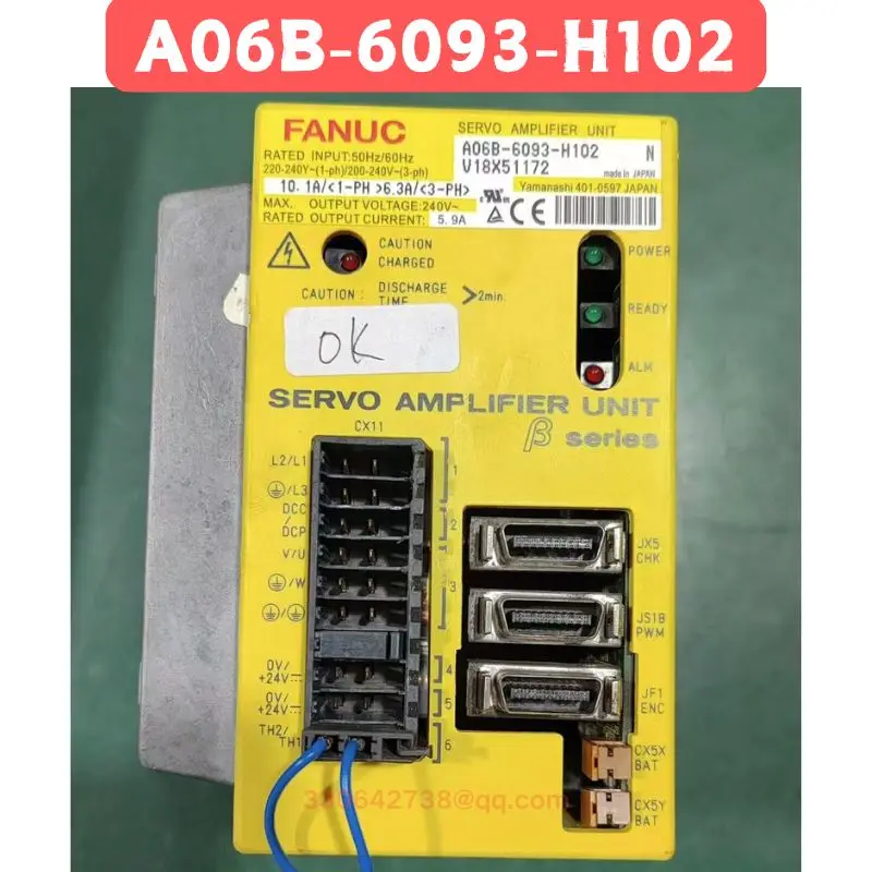Used A06B-6093-H102 Driver Functional test OK Quick delivery