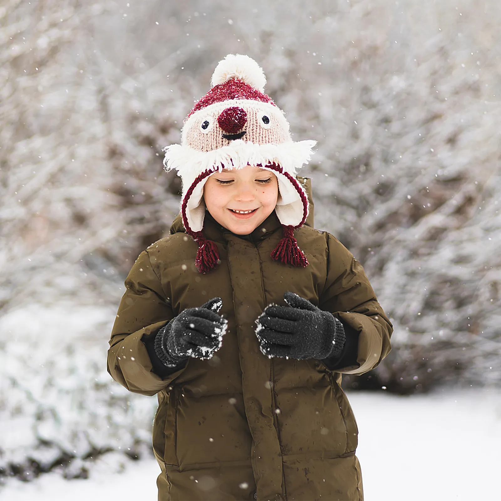 

Детские вязаные перчатки на осень-зиму, однотонные черные, полнопальцевые, теплые, для мальчиков и девочек