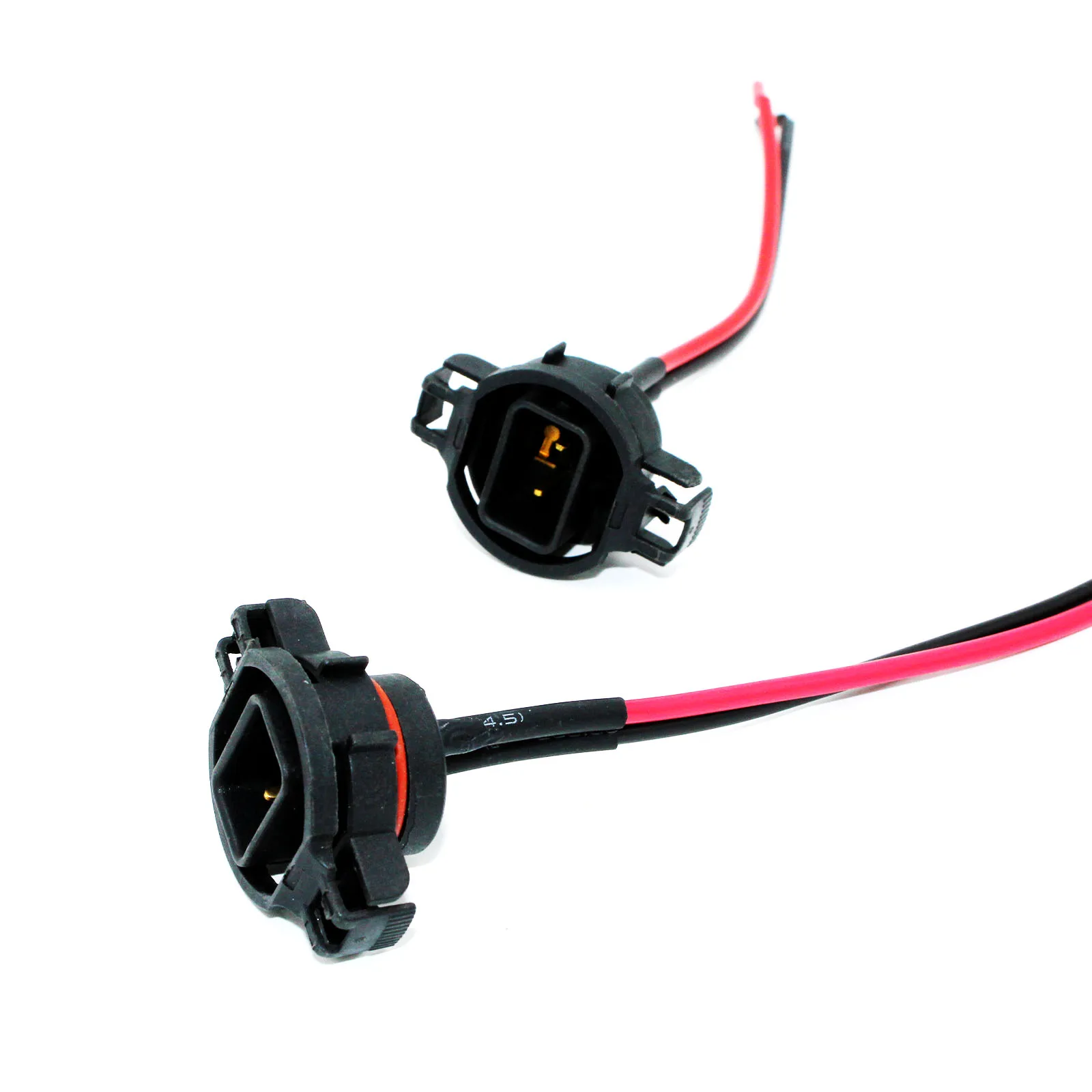 2PCS Wire PS24W 5202 H16 male  female Two Harness Fog Light Bulb Socket Connector Extension Plug