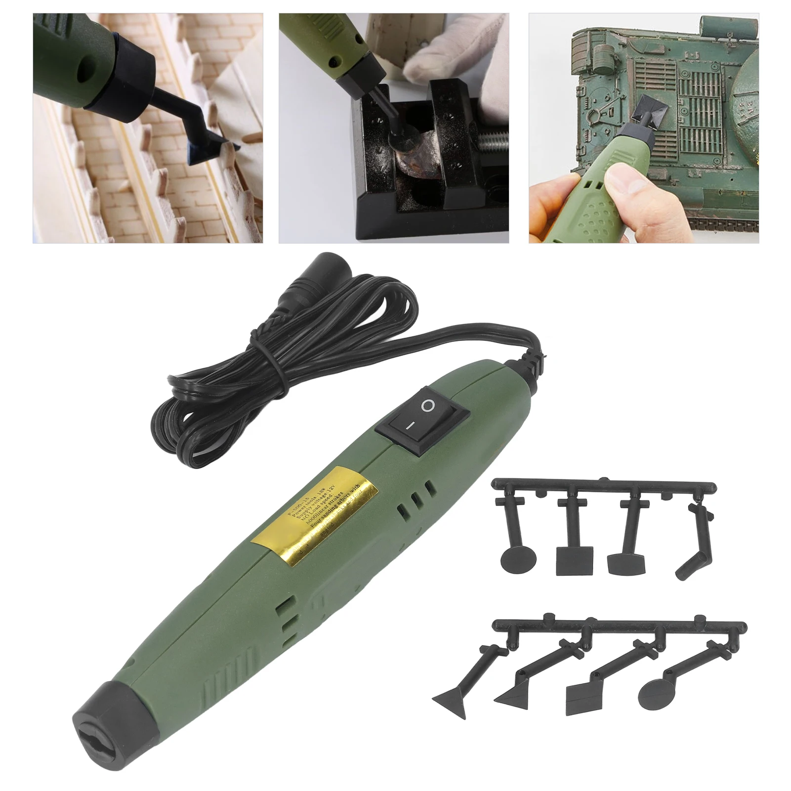 P‑500‑15 Power Sander Mini Pen Sander DIY Sanding Pen Polishing Machine 100‑240V Power,Sander§Pen,Sander§Mini,Pen,Sander§DIY,