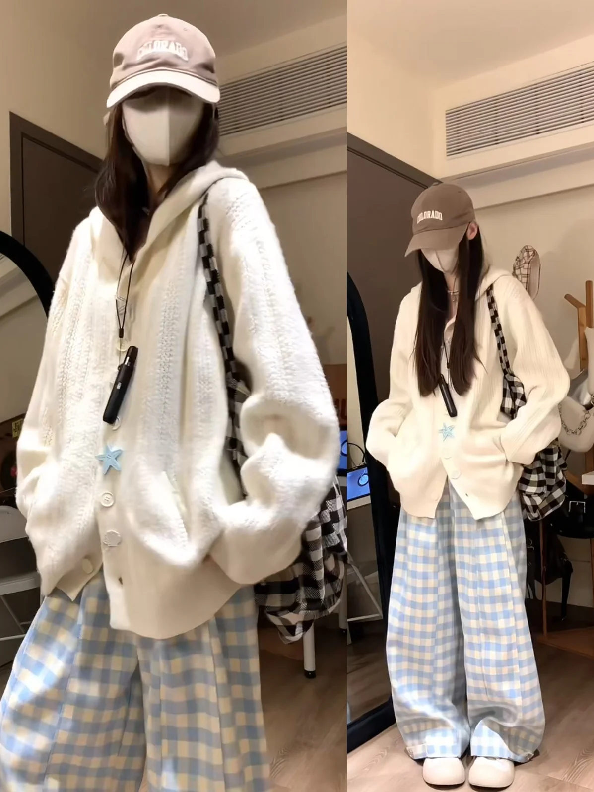 

Американский свободный вязаный кардиган для женщин, осенняя новинка, свитер-пальто с капюшоном, мягкий, с длинными рукавами, на пуговицах, теплый