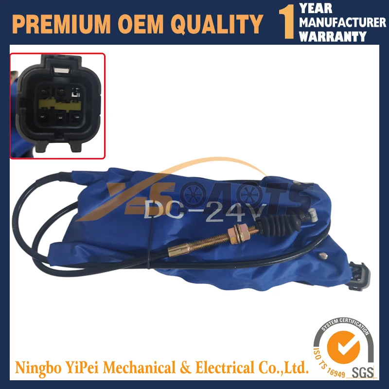 

Новый 4276371 24 В стоп-соленоидный двигатель для деталей экскаватора Hitachi EX100-3 EX100-2 EX100M-3 EX120-3