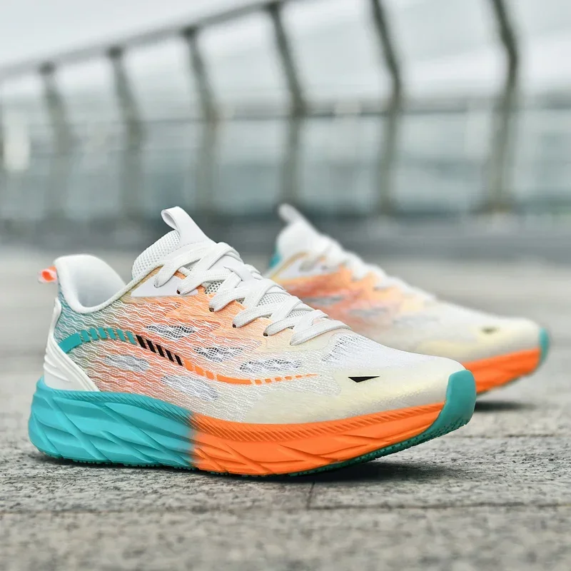 

Сетчатые кроссовки для мужчин и женщин, спортивная обувь для бега, летние кроссовки, уличная спортивная тренировочная обувь, мягкая амортизирующая дышащая обувь