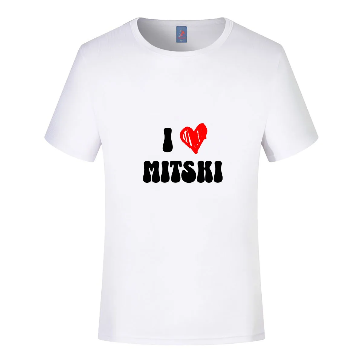 I Love Mitski T-shirt American Pop Singer Men Women Summer Fashion Printed Clothing Casual Streetwear Cotton Tops