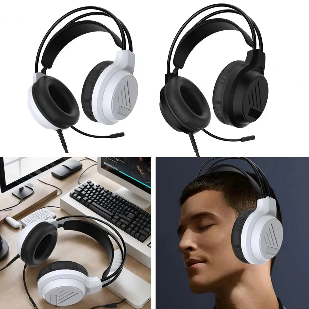 有線ゲーミングヘッドセットオーバーイヤーヘッドフォンマイク付きユニバーサルノイズキャンセリングヘッドセットスポーツゲーミングヘッドフォンPS4/スイッチ用