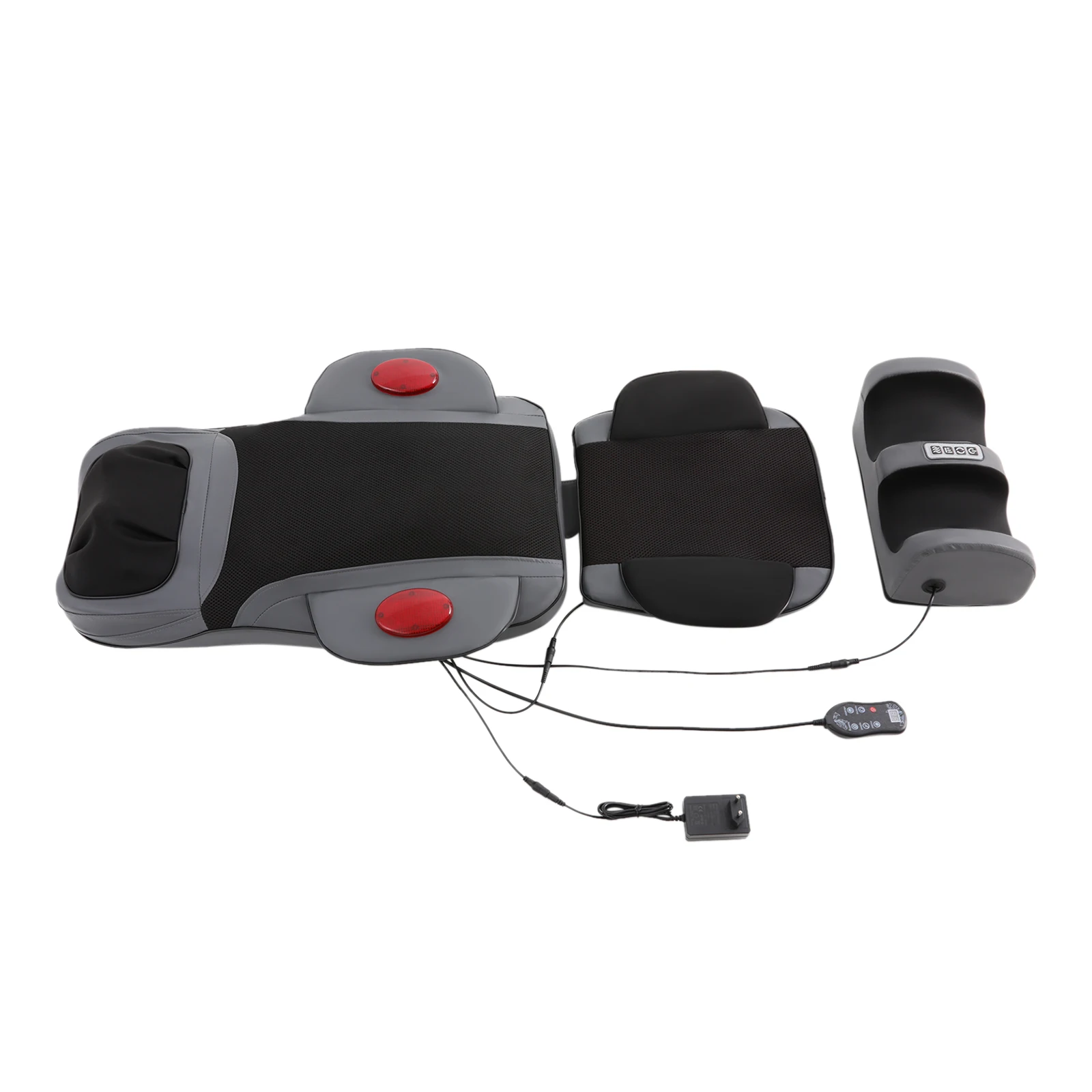 24W Multifunktions-Rückenmassagekissen mit Fußmassagegerät, Fußstützenmassage mit Wärmefunktion, Vibration für Sofas, Autos – Detail 5