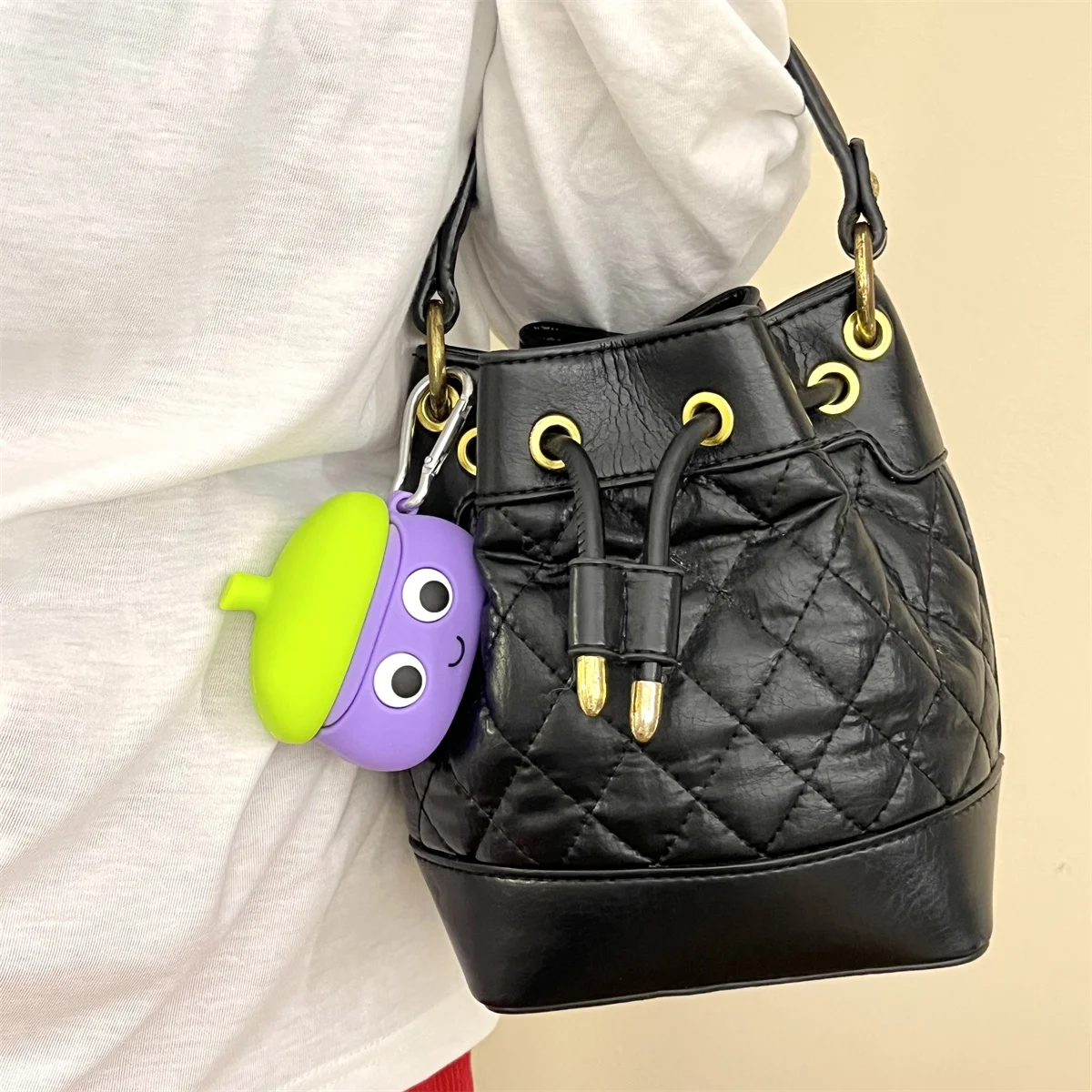 جراب سماعات أذن من السيليكون مع خطاف ، جراب سماعة رأس لسامسونج جالاكسي براعم 3 برو 3 برو ، كرتون لطيف ، تصميم نمط كاواي ، والي