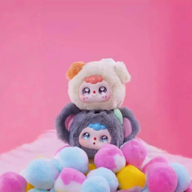 Authentique peluche Bean Bun pour enfants, série Blind Box, poupées design ChimPlay, cadeaux de collection d'ornements pour filles