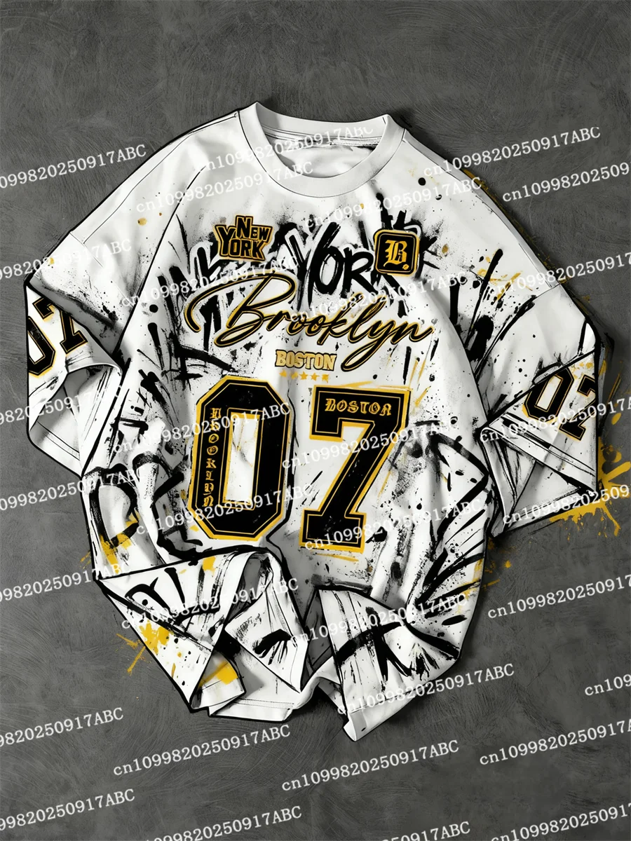 صيف جديد تي شيرت رجالي ملابس رياضية كاجوال ملابس رياضية رقمية في الهواء الطلق الشارع ملابس رجالية طفل تي شيرت المرأة التي شيرت الملابس