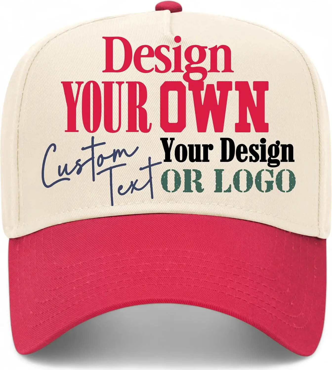 

Design Your Own Custom Vintage Trucker Hat | Upload Text, Logo, Or Image | Premium Snapback Baseball Hat for Men & Women Unisex