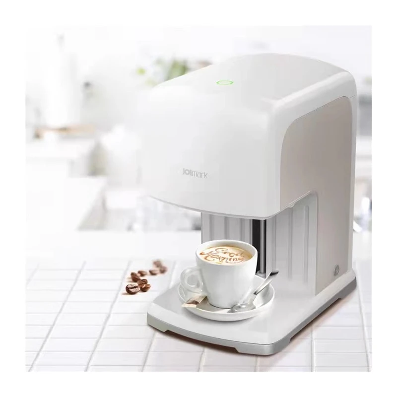 

3D coffee latte machine, caramel food, milk tea cake, milk cover, yogurt, beer, hotel reception photo printing