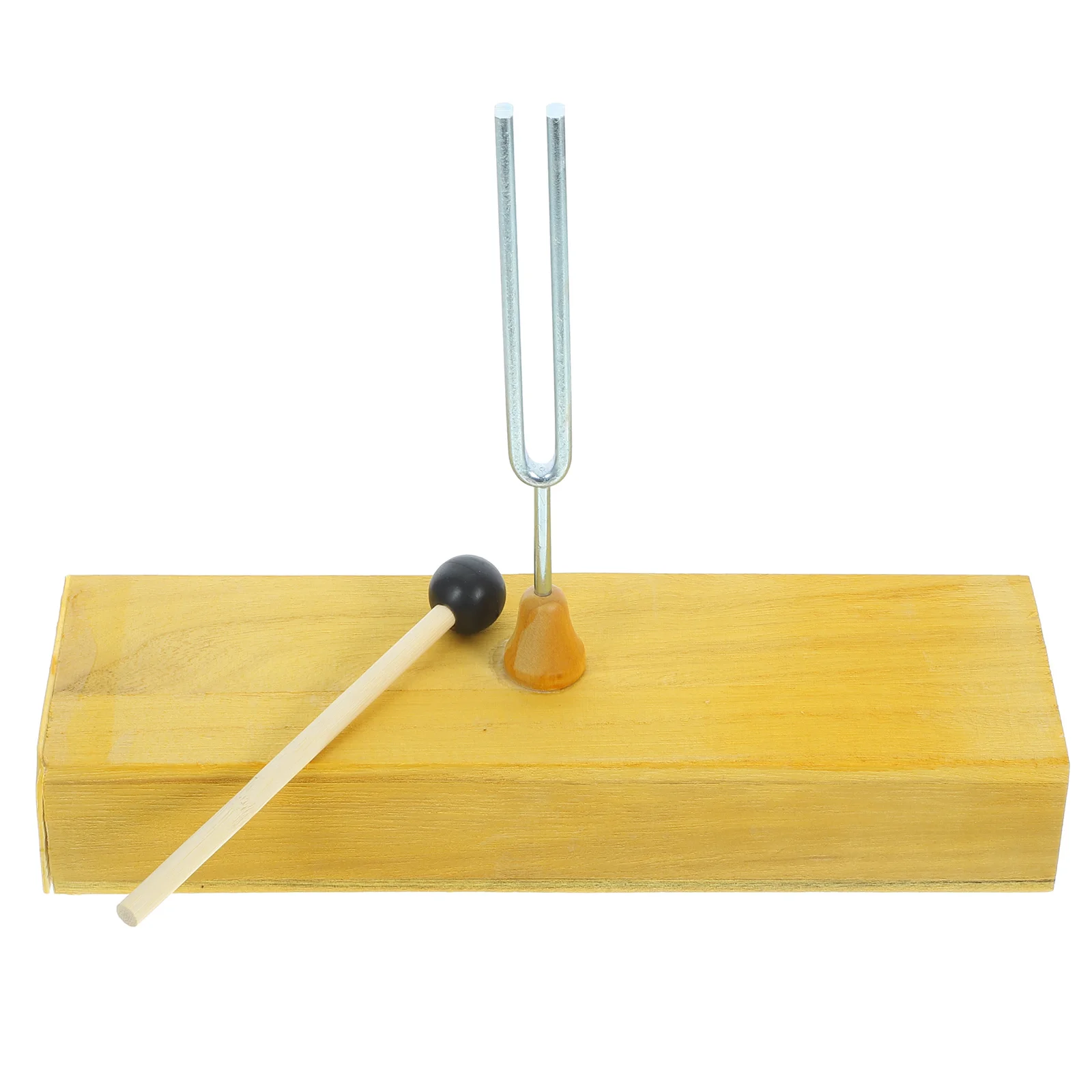 

1Pcs 256 Hz Tuning Fork Wooden Resonance Box Knocker Instrument Tuner Acoustics Vibration Teaching Device for Music Science
