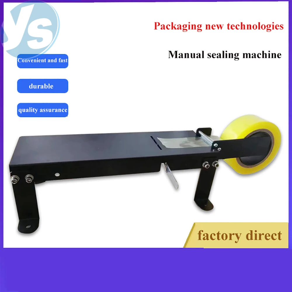 

Desktop Manual Packing Machine Case Sealer Machine Manual Tearing Tape Machine Adhesive Paper Packaging