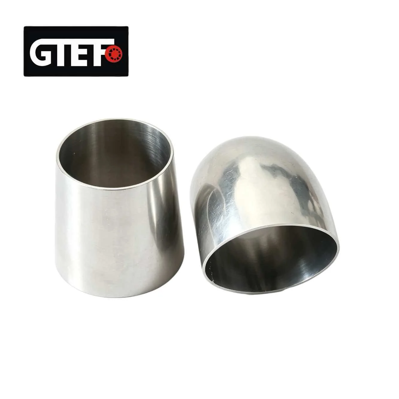 1PCS 45° Stainless Steel Elbow Pipe —Stainless Steel Concentric Reduc Head Weld-On Bend Tube for Car Exhaust Muffler Replacement