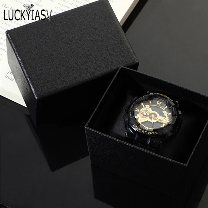 

Watch Box Jewellry Store Accessories Watches Storage Box Jewelry Gift Wrap Packaging Boxes Bracelet Showcase 3 Colors