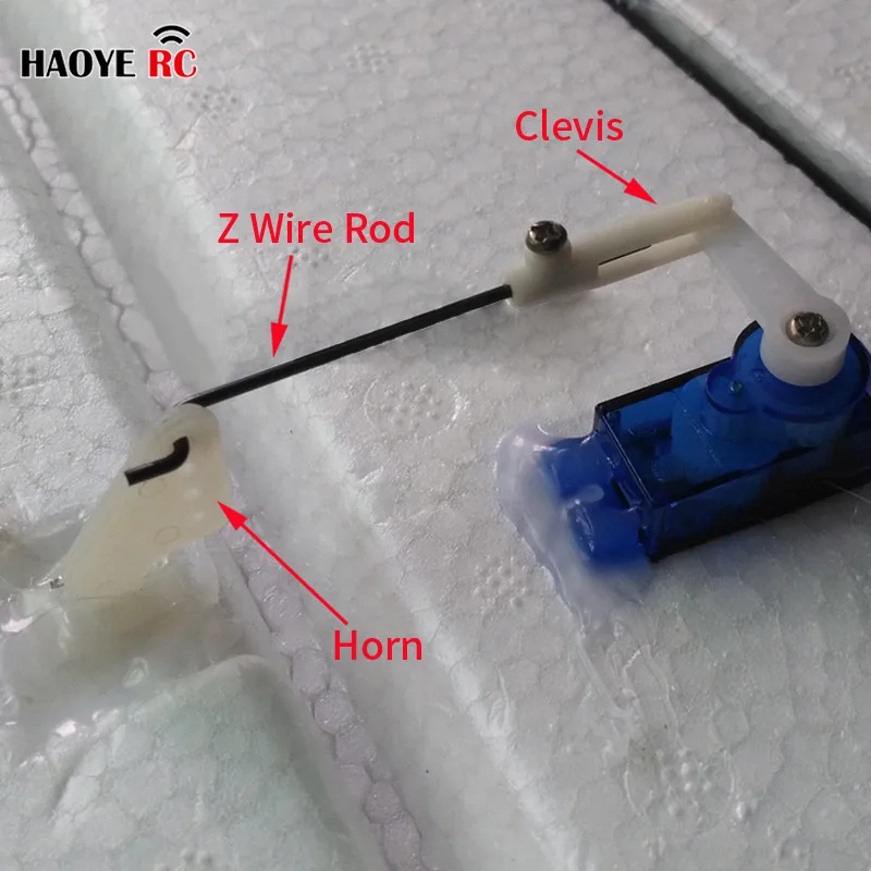 Z 헤드 와이어 로드, Clevis 혼 나사 어셈블리, 스티어링 기어 타이 로드, RC DIY 교체 부품용 Clevis 나사 포함, 직경 1mm, 5 세트