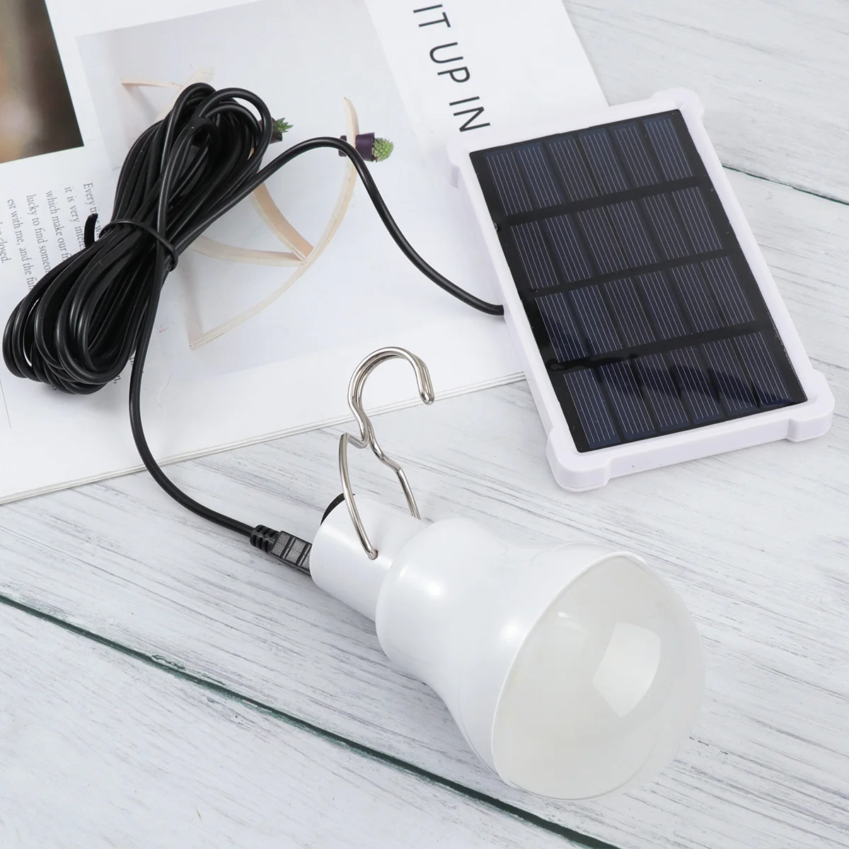 

Portable Solar LED Camping Lamp High Efficiency Tent Light for Home Emergency Hiking Fishing Beach Outdoor Night Lights USB