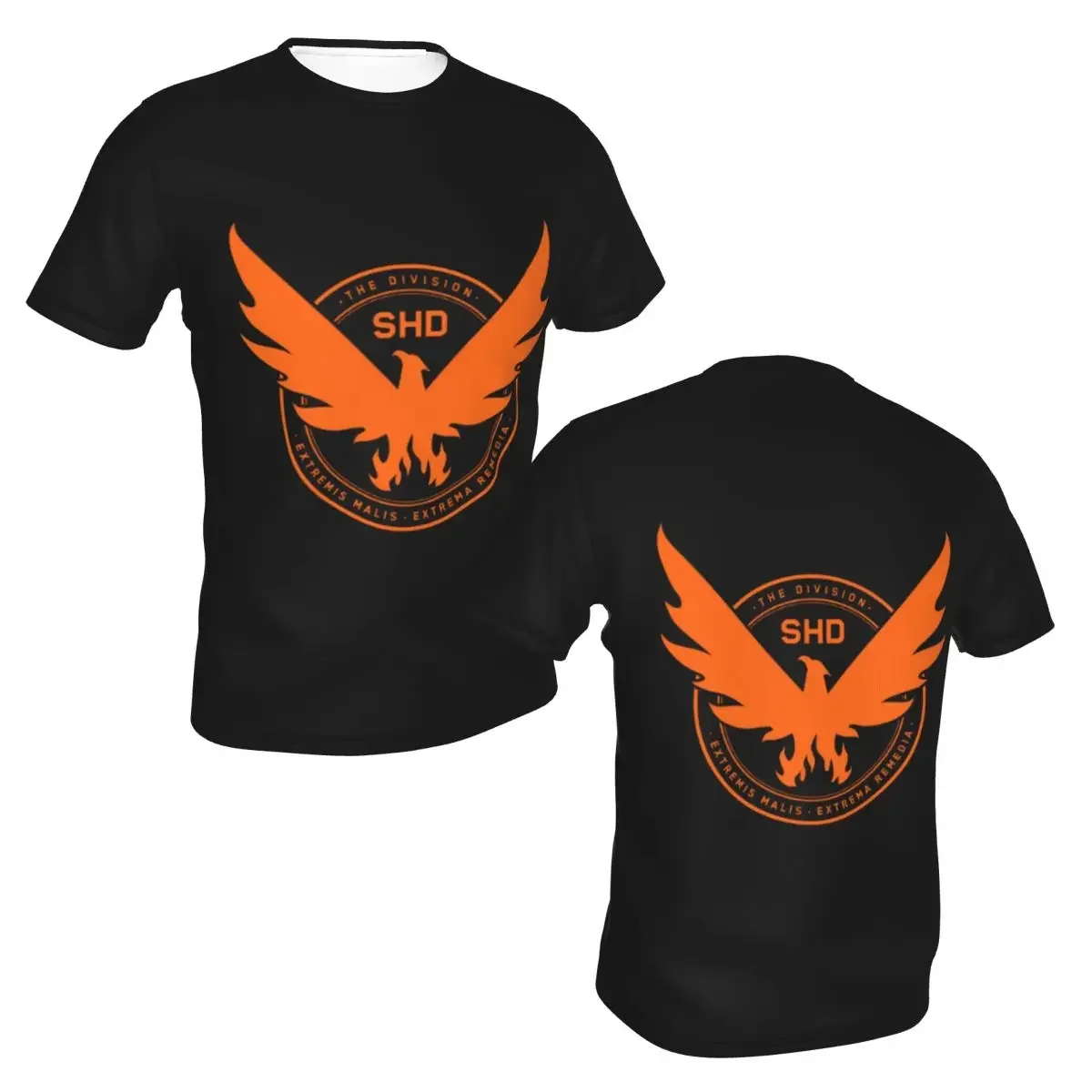 polyester The Division 2 Shd Strategic Homeland Division T-Shirt Men's Classic T Shirt Men Crew Neck Summer Shirts Tops