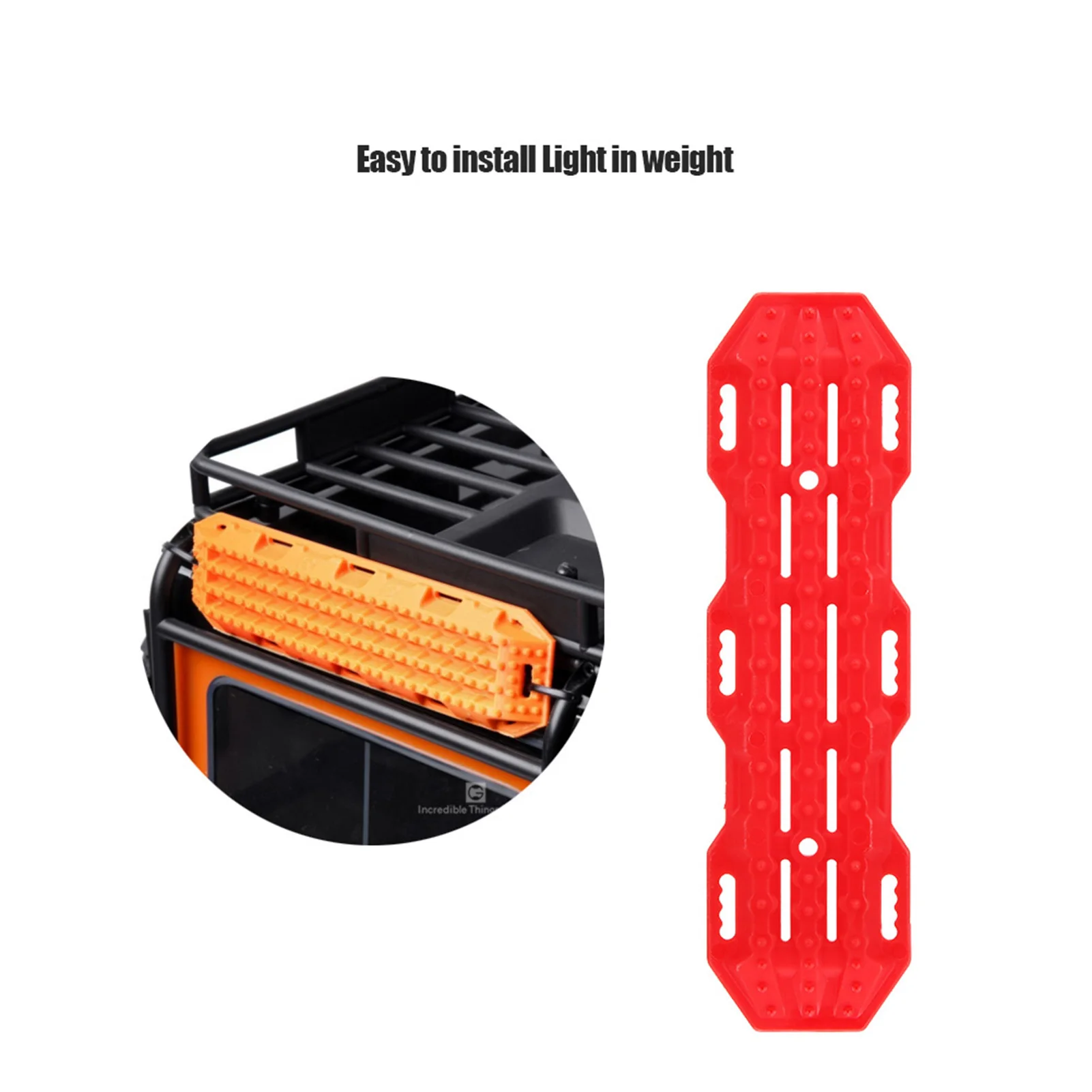 2Pcs Anti-skid Auto Help Board For 1/10 RC Crawler Car RC Model Climbing Vehicle Decoration RC Car Accessories RC Crawler Parts