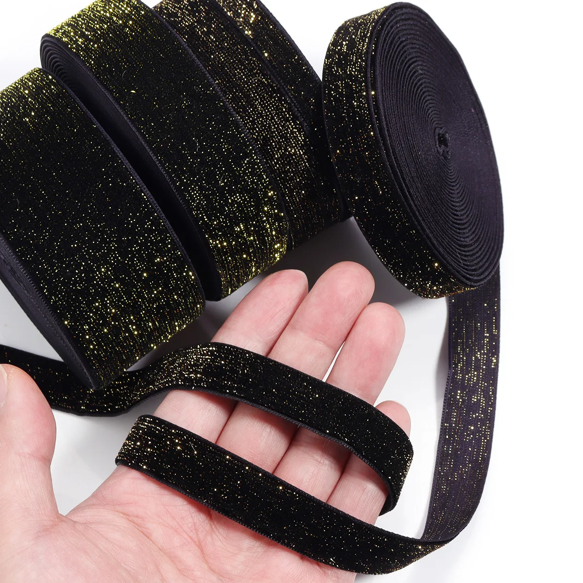 

5 ярдов, 10/16/20/25/38 мм, новогодняя красная праздничная лента, банты, подарочная коробка, упаковочная лента, рождественские бархатные ленты, поделки, упаковка