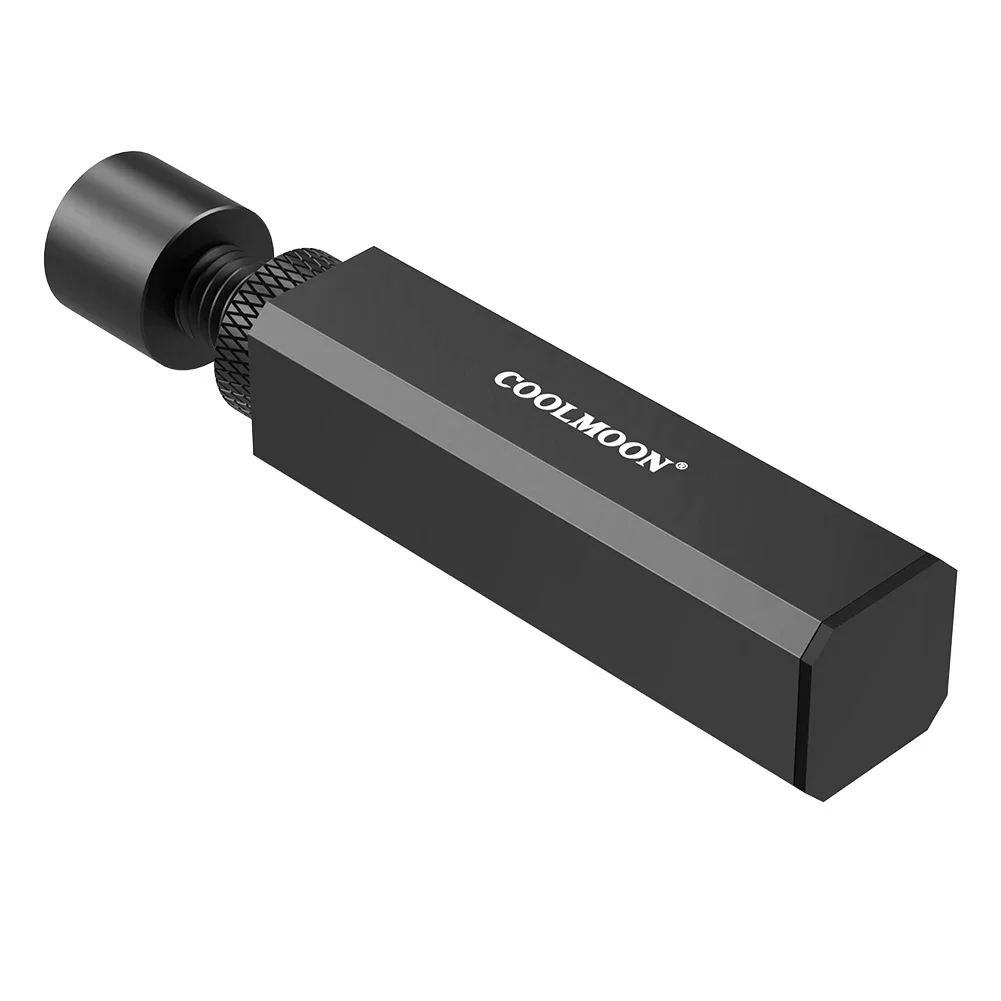 COOLMOON Suporte de placa gráfica espiral telescópica com base magnética para chassi ATX M ATX ITX