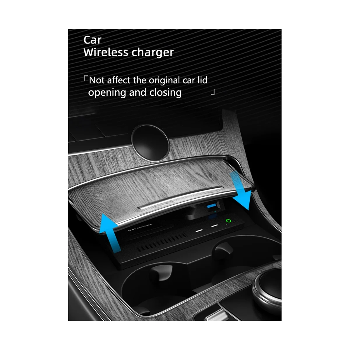 Car for Qi Wireless Charging Charger Mobile Phone Fast Charging Plate for Mercedes Benz W213 E-Class E200 E300 E260 2022