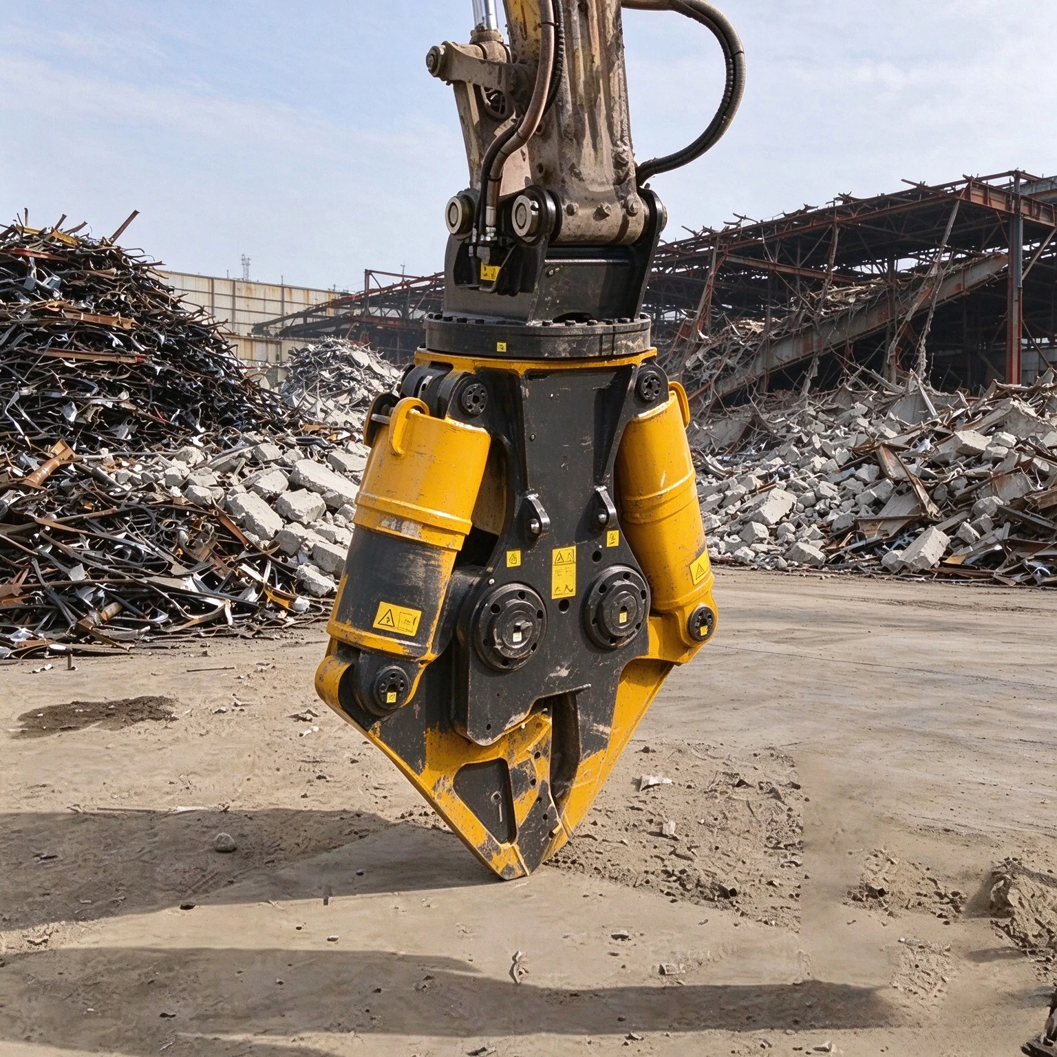 Factory Price Hydraulic Cutter Heavy Duty Double Cylinder Hydraulic Shear Multifunctional Rotary Metal Hydraulic Shears