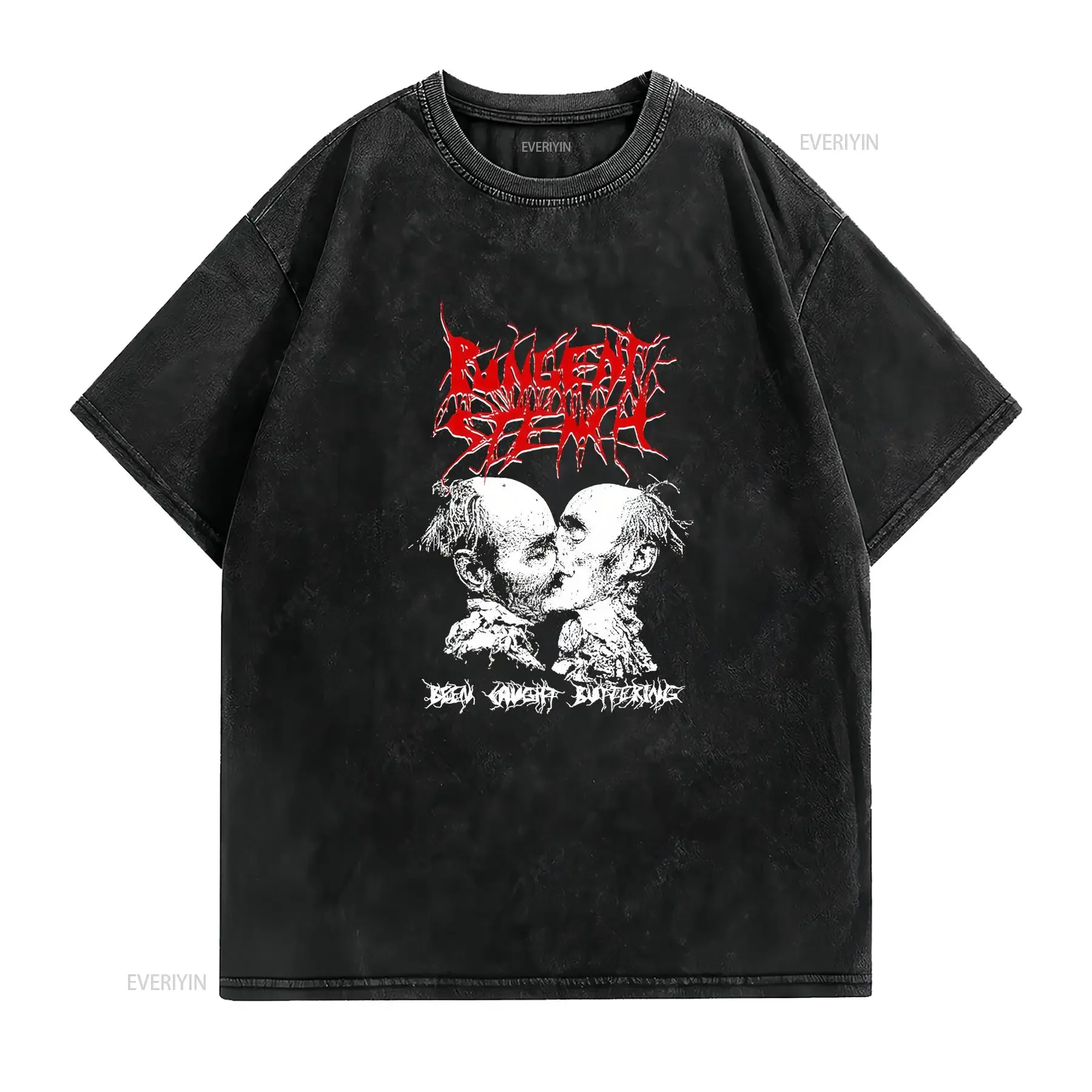 Pungent Stench Been Caught Butchering T Shirt Vintage Goregrind Death Metal Punk vintage Washed Soft homme graphic Casual