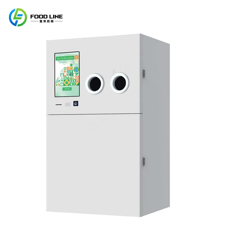 Customized Industrial-grade Reverse Vending Machine, Plastic Bottle and Can Recycling, Real-time Data Statistics System