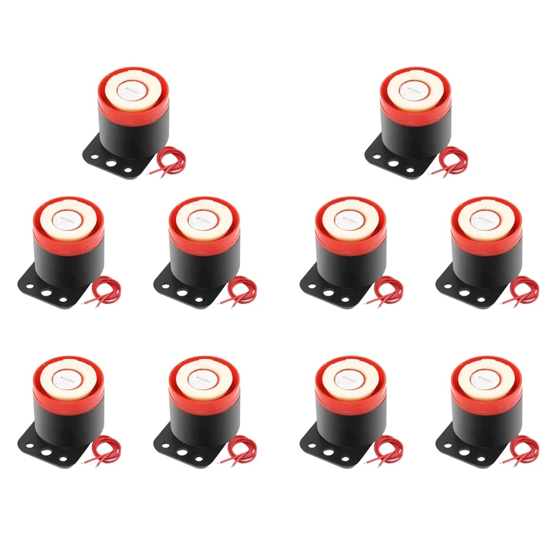 

【HOT】10X BJ - 190 Decibel 220 VAC Sirene Electronic Alarm Sound Vibration Noise