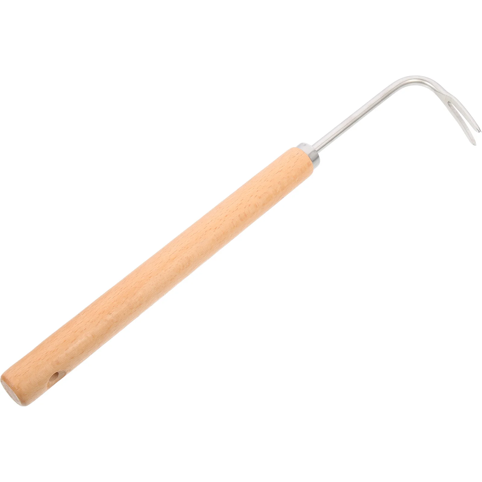 

Professional Multi Function Jujube Wood Hand Weeder Ergonomic Puller Tool Garden Lawn Digging Manual Removal Rake