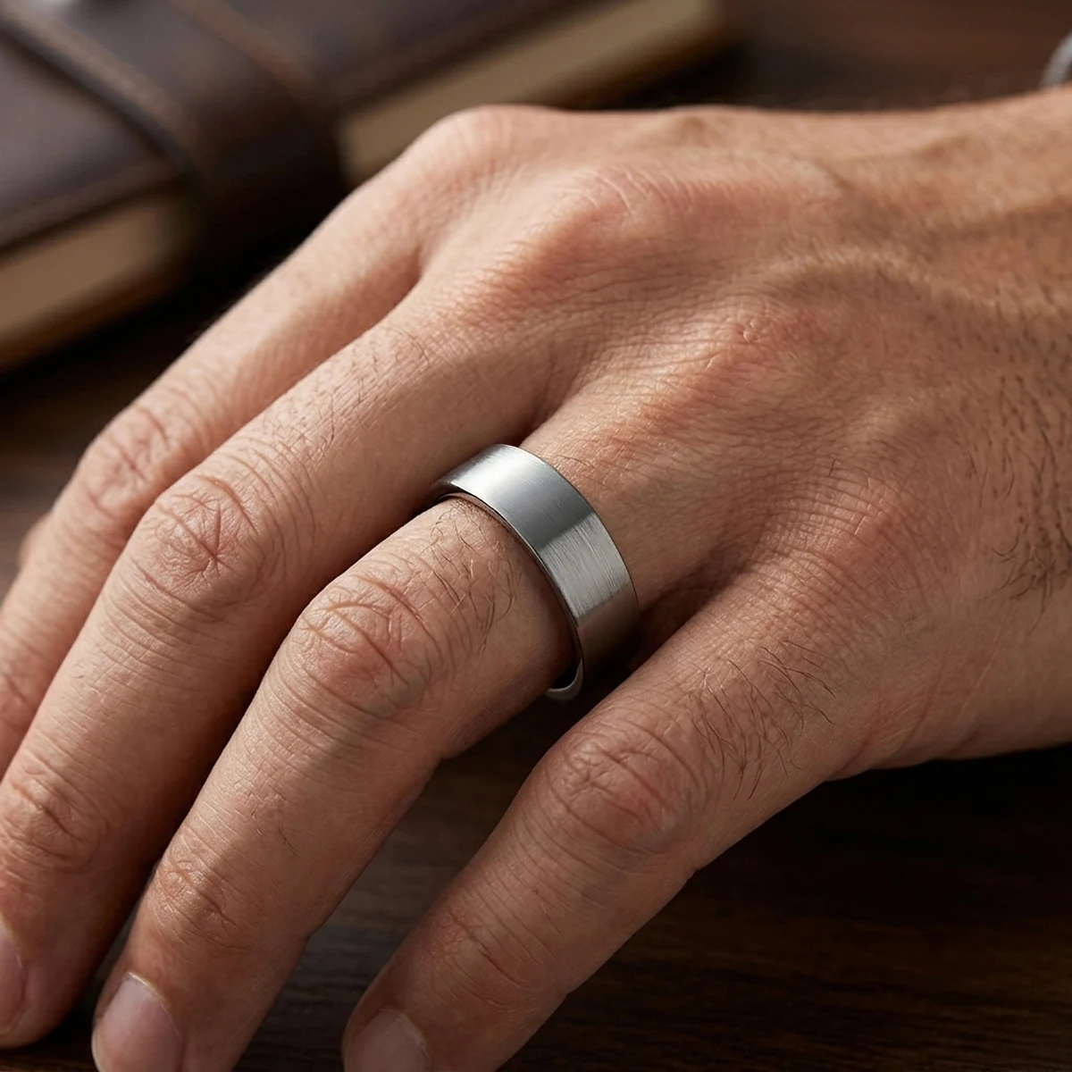 8/6/4MM Silver/Black Minimalist Tungsten Wedding Bands For Men Women Classic Simple Style Couples' Engagement Promise Daily Ring