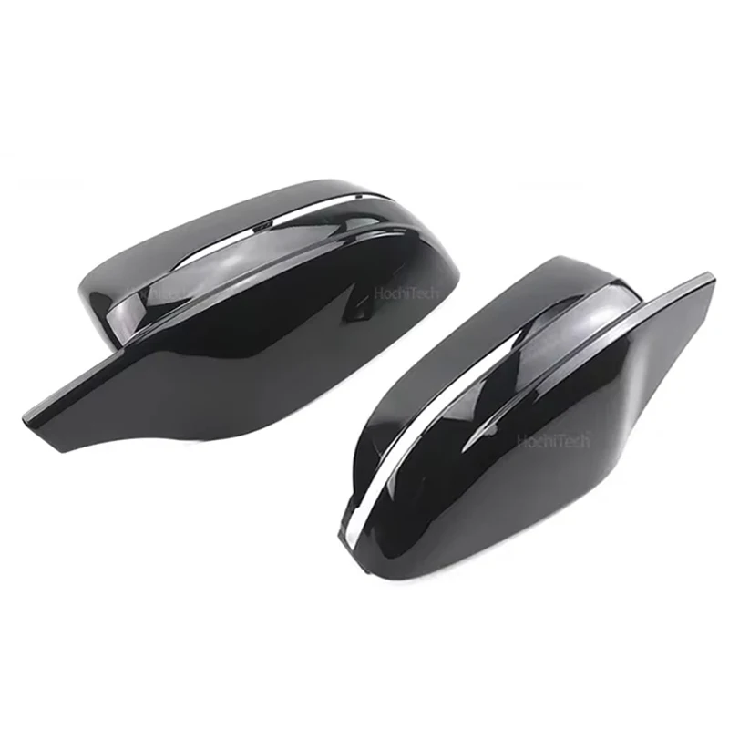 G30 G38 Bright Black Side Wing Rearview Mirror cover caps For BMW 3 4 5 7 Series G20 G21 G28 G22 G11 G12 M4 style LHD RHD