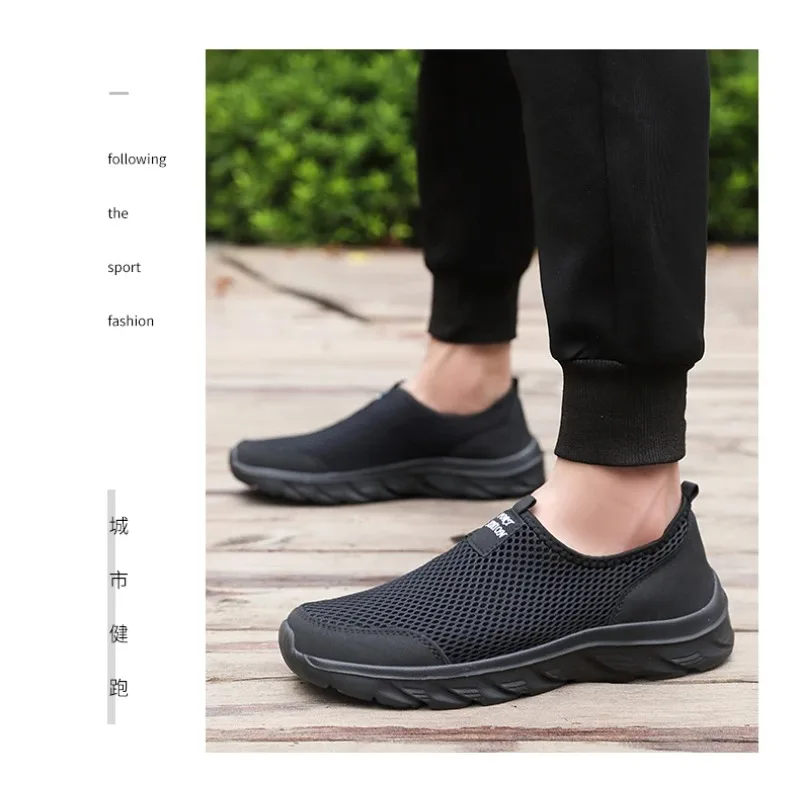 

Light Weight Fashion Summer Breathable Sneakers for Men Plus Size 39-46 New Running Shoes Breathable Sports