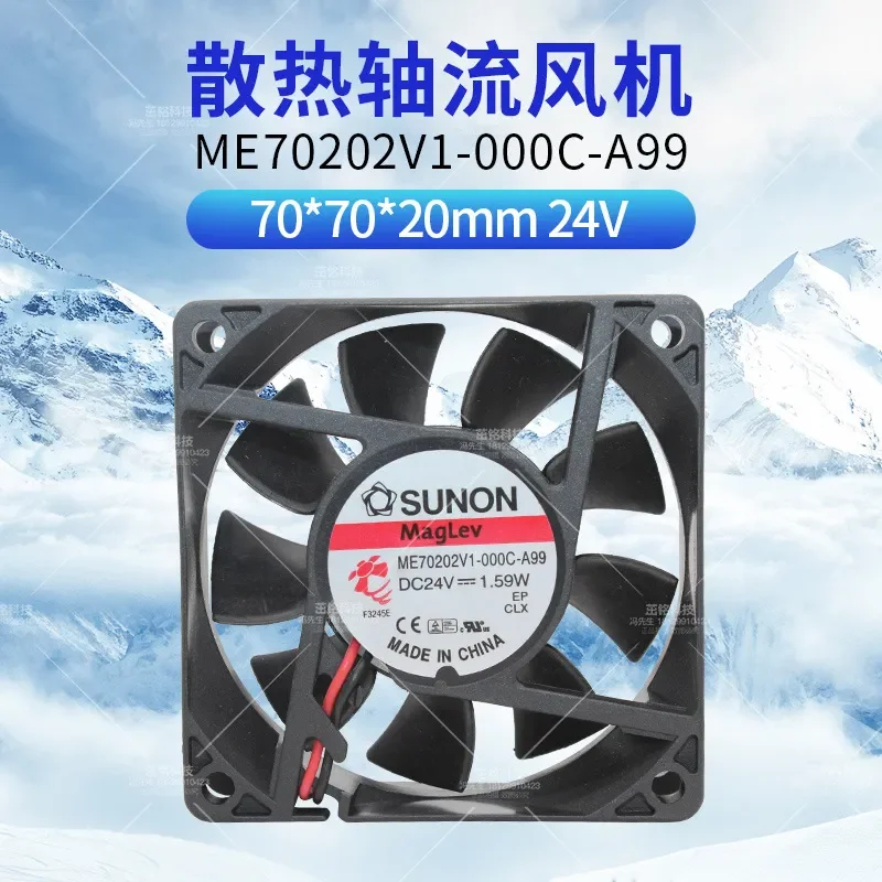 

New Original Built-in SUNON 7020 24V Inverter Cooling Fan for ME70202V1-000C-A99