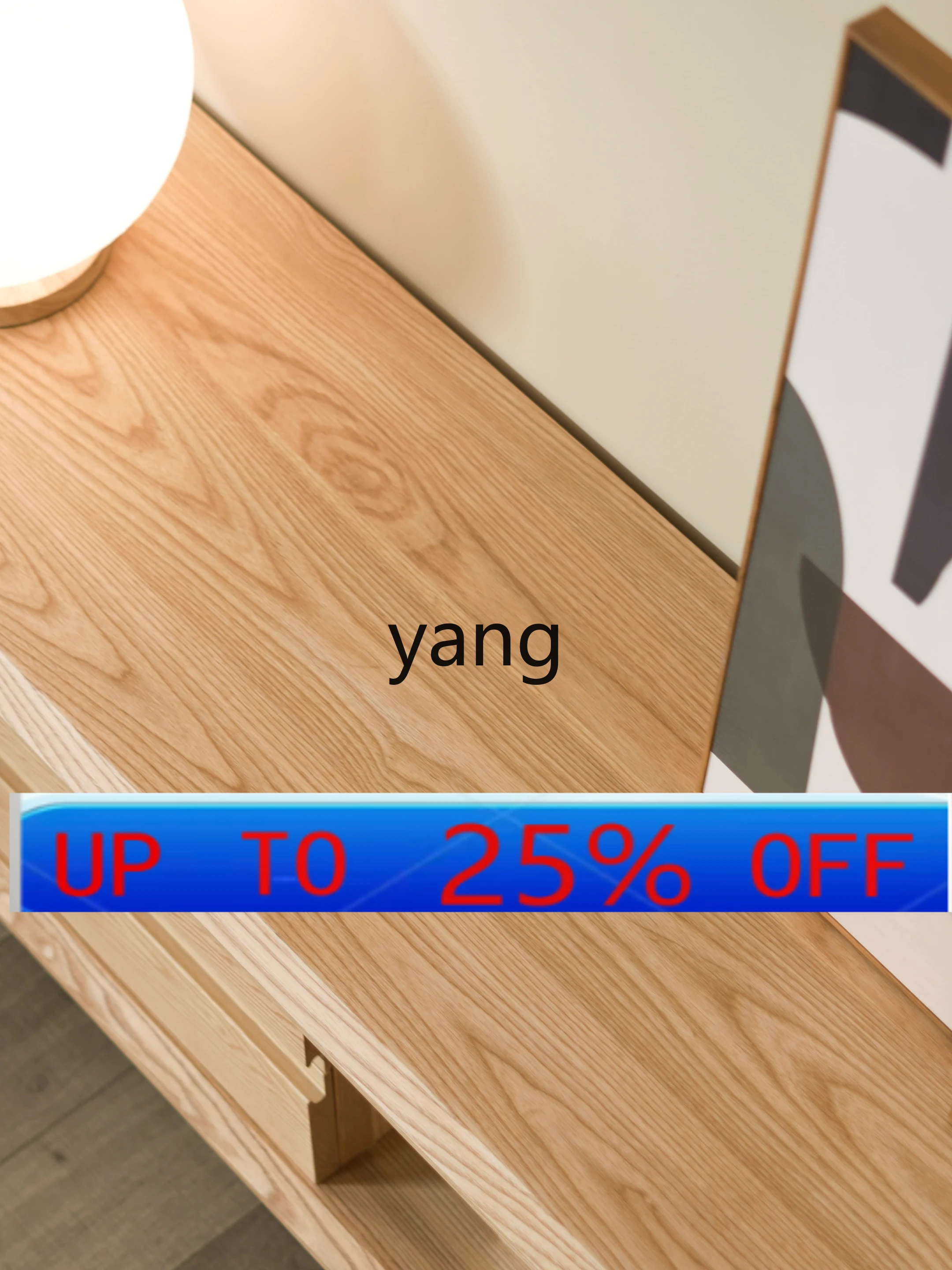 

LH Ash Wood TV Cabinet Simple Nordic Living Room Home Floor Cabinet