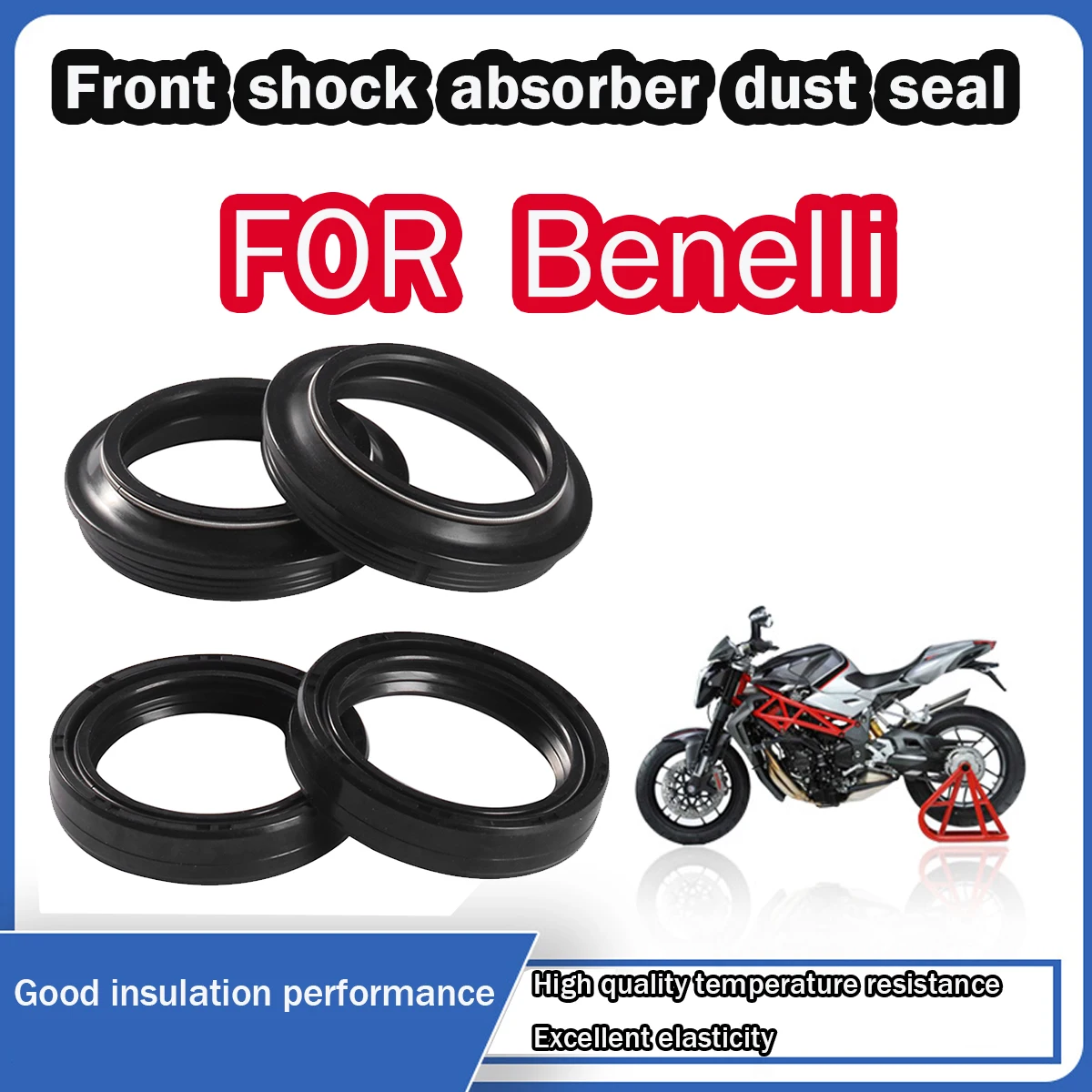 Front Fork Oil Seal & Dust Cover front shock absorber dust seal for Benelli Marzocchi MAGNUM 50MM FORK TUBES TNT600GT TNT1130R