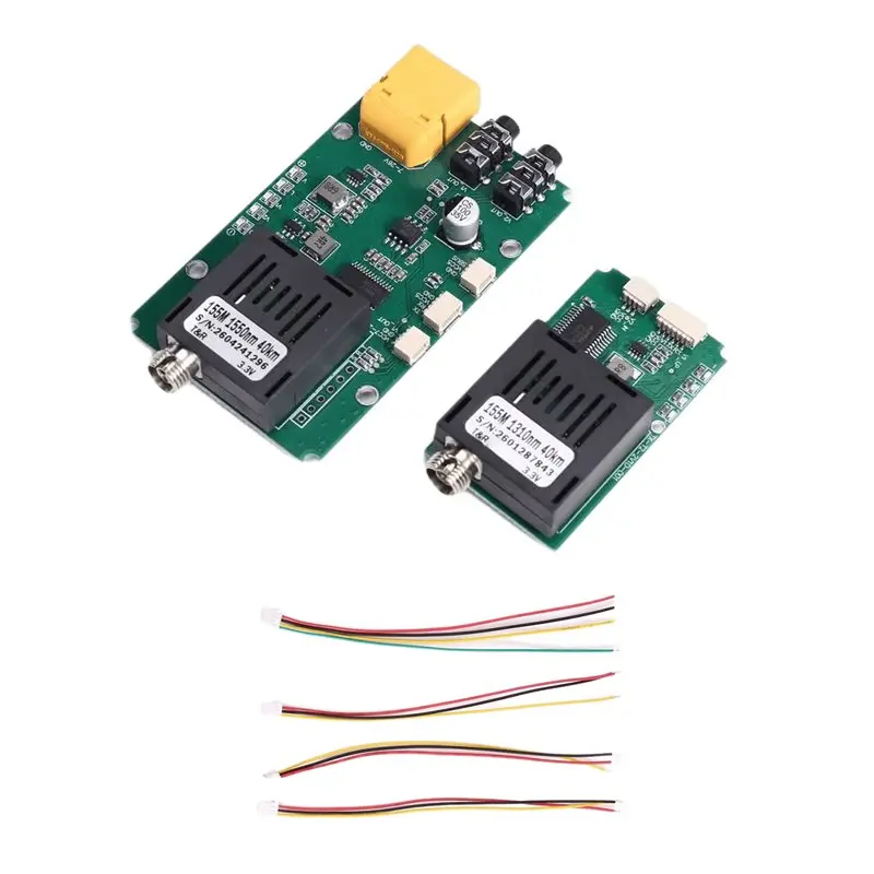 YSS-FC Drone-Specific 40KM TTL Optical Transceiver Module Kit TX RX Optical Terminal Equipment Fiber Port