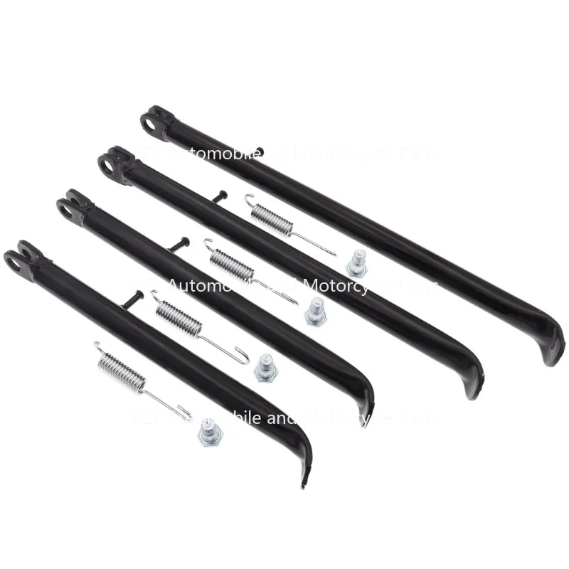 Anti Rusts Steel Motorcycle Kickstand Motorcycle Support Stand for Long Lasting Use on Rough Terrains & Wet Environments