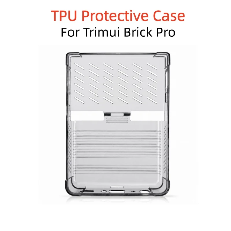 Clear TPU Protective Case,Precise Cutouts & Slim Fit Design Carrying case, Glass  for Trimui Brick Pro